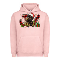 Pigment Salmon christmas joy dachshund Urban Hoodie - JahusDesignShop