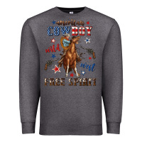 Charcoal Heather american cowboy wild west free spirit Premium Sweatshirt - texasbilliewilder