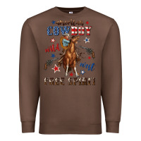 Chestnut american cowboy wild west free spirit Premium Sweatshirt - texasbilliewilder