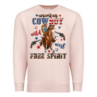 American Cowboy Wild West Free Spirit Premium Sweatshirt | Teevron