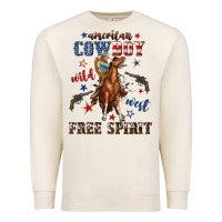 Sandshell american cowboy wild west free spirit Premium Sweatshirt - texasbilliewilder