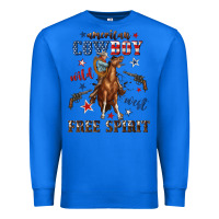 True Royal american cowboy wild west free spirit Premium Sweatshirt - texasbilliewilder