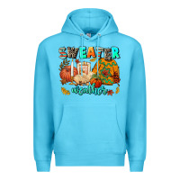 Ocean Blue pumpkın Spıce Premium Hoodie - AdoDesignShop