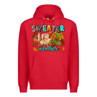 Red pumpkın Spıce Premium Hoodie - AdoDesignShop