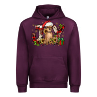 Mauve Wine Christmas joy chihuahua Urban Hoodie - JahusDesignShop