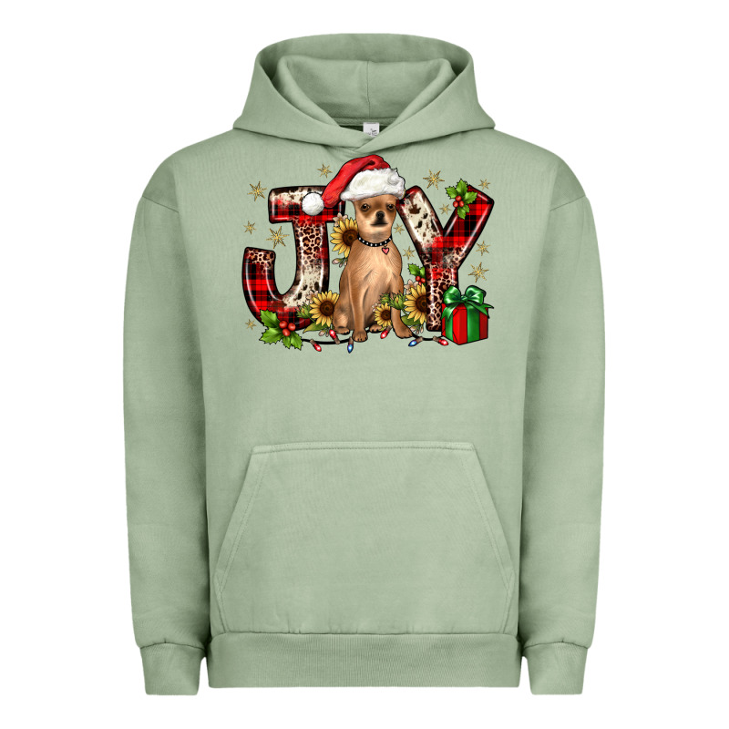 Christmas Joy Chihuahua Urban Hoodie by JahusDesignShop | Teevron