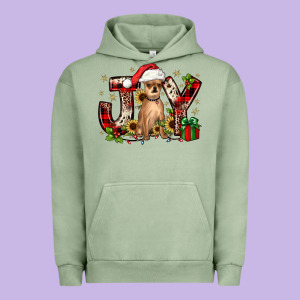 Christmas Joy Chihuahua Urban Hoodie Designed By Jahusdesignshop
