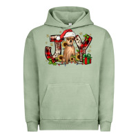 Pigment Oil Green Christmas joy chihuahua Urban Hoodie - JahusDesignShop