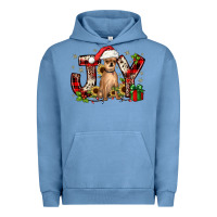 Pigment Pebble Blue Christmas joy chihuahua Urban Hoodie - JahusDesignShop