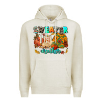 Oatmeal Heather pumpkın Spıce Premium Hoodie - AdoDesignShop