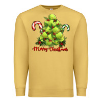 Antique Gold Merry Christmas Tennis Premium Sweatshirt - RanaPortraitStore