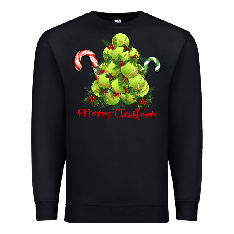 Merry Christmas Tennis Premium Sweatshirt by RanaPortraitStore | Teevron