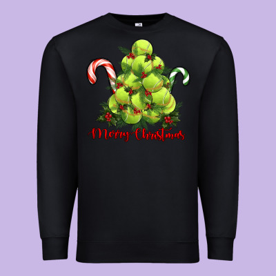 Premium Sweatshirt Merry Christmas Tennis