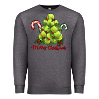 Charcoal Heather Merry Christmas Tennis Premium Sweatshirt - RanaPortraitStore
