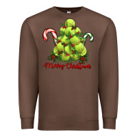Chestnut Merry Christmas Tennis Premium Sweatshirt - RanaPortraitStore