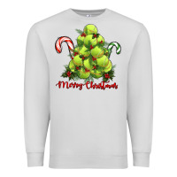 Dove Grey Merry Christmas Tennis Premium Sweatshirt - RanaPortraitStore