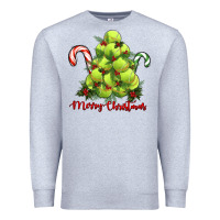 Heather Grey Merry Christmas Tennis Premium Sweatshirt - RanaPortraitStore