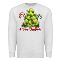 Oatmeal Heather Merry Christmas Tennis Premium Sweatshirt - RanaPortraitStore