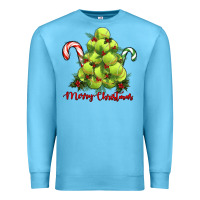 Ocean Blue Merry Christmas Tennis Premium Sweatshirt - RanaPortraitStore