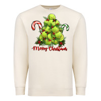 Sandshell Merry Christmas Tennis Premium Sweatshirt - RanaPortraitStore