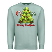 Seafoam Merry Christmas Tennis Premium Sweatshirt - RanaPortraitStore