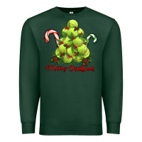 Sports Green Merry Christmas Tennis Premium Sweatshirt - RanaPortraitStore