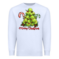 White Merry Christmas Tennis Premium Sweatshirt - RanaPortraitStore