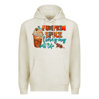 Oatmeal Heather pumpkin spice living my best life Premium Hoodie - AdoDesignShop