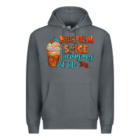 Rock pumpkin spice living my best life Premium Hoodie - AdoDesignShop