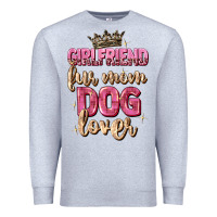 Heather Grey girlfriend  fur mom dog lover Premium Sweatshirt - Zillion Design Studio