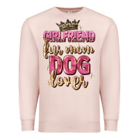 Pale Pink girlfriend  fur mom dog lover Premium Sweatshirt - Zillion Design Studio