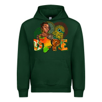 Foreset Green dope juneteenth Urban Hoodie - AdoDesignShop