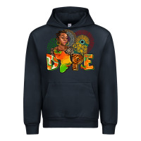 Navy dope juneteenth Urban Hoodie - AdoDesignShop