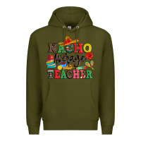 Army Green nacho average teacher Premium Hoodie - JahusDesignShop
