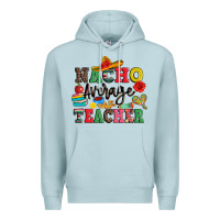 Blue Mist nacho average teacher Premium Hoodie - JahusDesignShop
