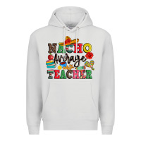 Dove Grey nacho average teacher Premium Hoodie - JahusDesignShop