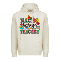 Oatmeal Heather nacho average teacher Premium Hoodie - JahusDesignShop