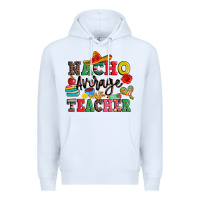 White nacho average teacher Premium Hoodie - JahusDesignShop