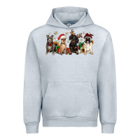 Heather Grey christmas chihuahua pitbull pug dachshund Urban Hoodie - JahusDesignShop