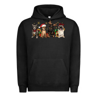 Pigment Black christmas chihuahua pitbull pug dachshund Urban Hoodie - JahusDesignShop