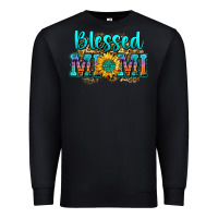Black blessed mimi Premium Sweatshirt - Zillion Design Studio
