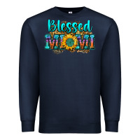 Navy blessed mimi Premium Sweatshirt - Zillion Design Studio