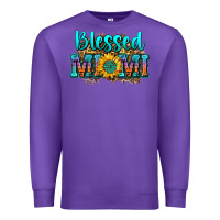 Purple blessed mimi Premium Sweatshirt - Zillion Design Studio