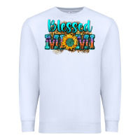 White blessed mimi Premium Sweatshirt - Zillion Design Studio