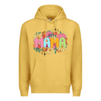Antique Gold floral mama Premium Hoodie - JahusDesignShop