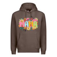 Coffee floral mama Premium Hoodie - JahusDesignShop