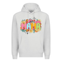 Dove Grey floral mama Premium Hoodie - JahusDesignShop