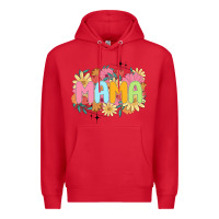 Red floral mama Premium Hoodie - JahusDesignShop