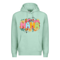 Seafoam floral mama Premium Hoodie - JahusDesignShop