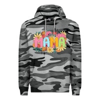 Slate Camo floral mama Premium Hoodie - JahusDesignShop